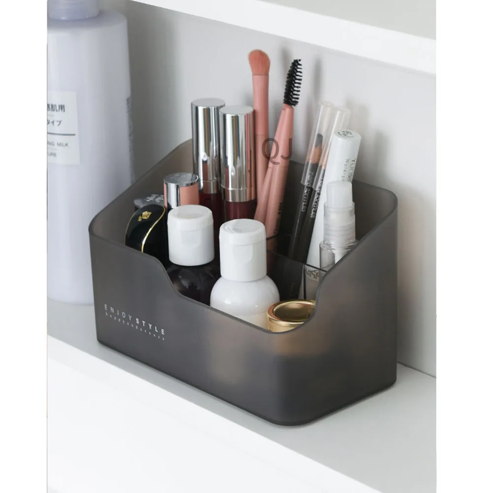 Mirror cabinet, cosmetics storage box, dormitory bathroom, desktop skincare product sorting box, dressing table storage rack