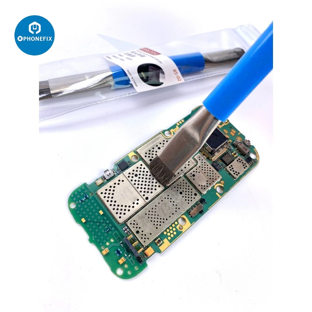 

Anti-static PCB Safe Cleaning Brush Double-headed Bristle Brush for Phone BGA IC Motherboard Chip Glue Cleaning Repair Hand Tool