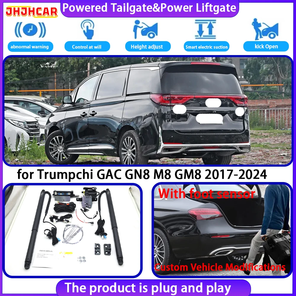 JHJHCAR for Trumpchi GAC GN8 M8 GM8 2017-2024 OEM Smart Electric Powered Tailgate Power Liftgate Tailgate System Power Back Door