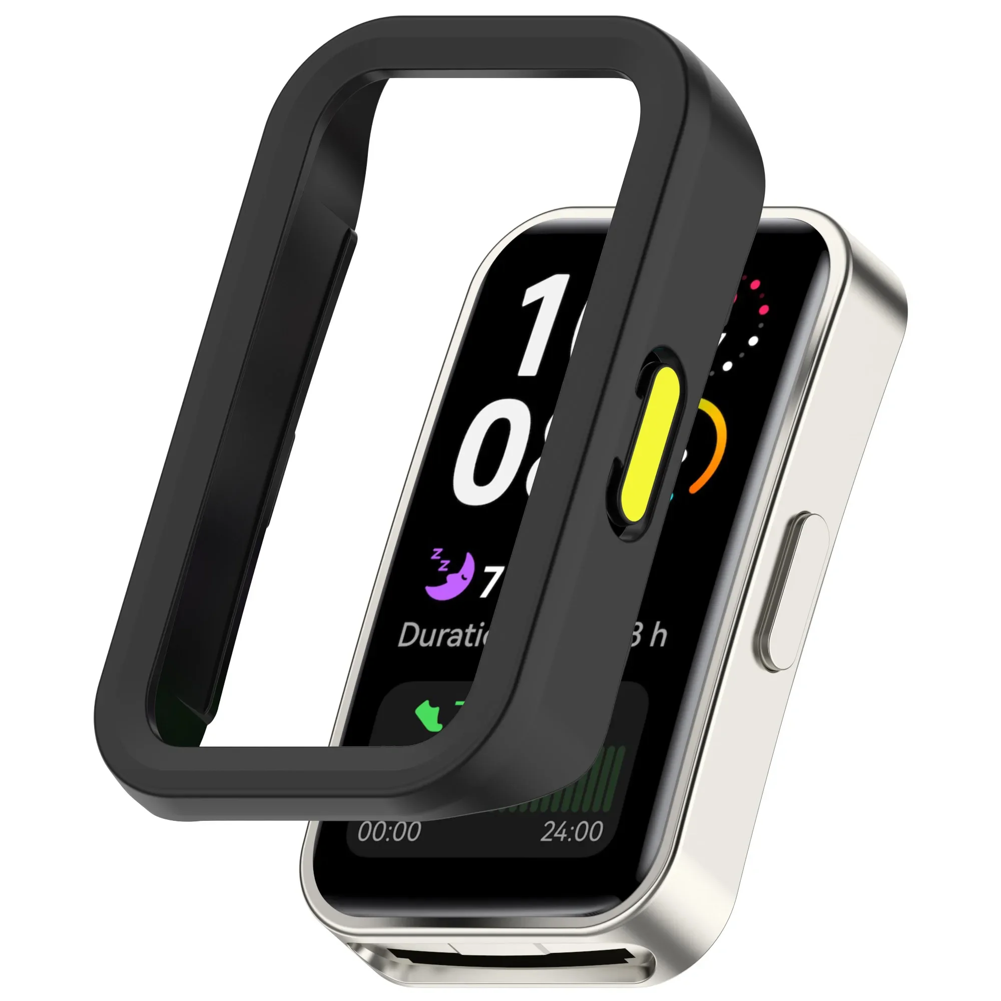 Case For HUAWEI Band 10/9/8 PC Bumper Half Protective Case Scratch Resistant Protective Frame Edge Cover