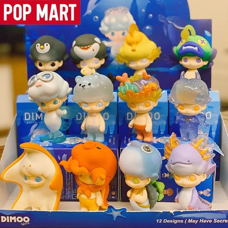 

POP MART Original Dimoo Series Aquarium Blind Box Toy Caja Sorpresa Guess Bag Surprise Action Figure Toy Surprise Birthday Gift