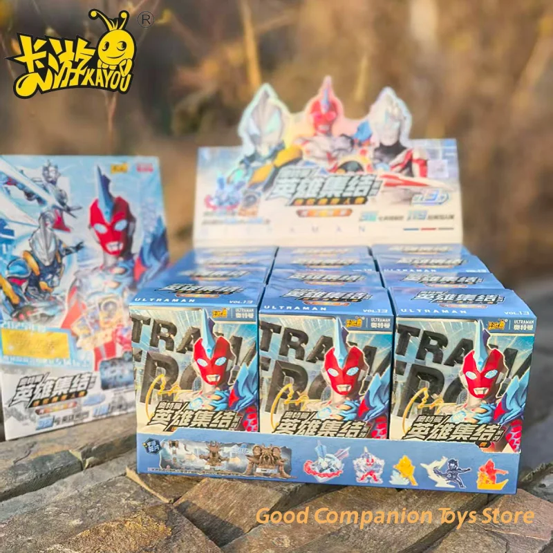 

Оригинальная резиновая фигурка KAYOU Ultraman: Hero Gathering Series 13 Shining Ultraman Zero, 15 лет, аниме, периферийные устройства, подарочная игрушка