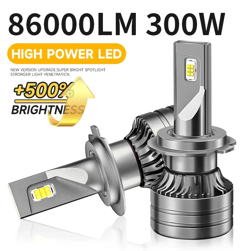 

H4 H7 Car LED Headlight H1 H11 9005 9006 860000LM 300W Bulbs Canbus High Power 3570 Chip White 12V Car Driving Light Fog Lamps