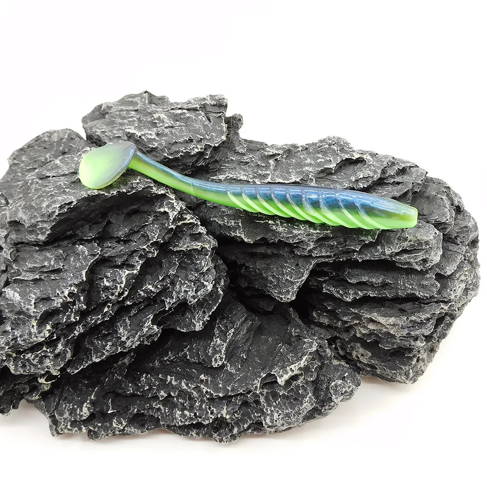 ESFISHING Soft Silicone Best Fish Bait Ripple Shad 100mm 125mm For Pike Fishing T Tail Pesca Artificial Fishing Lure Tackle image 5
