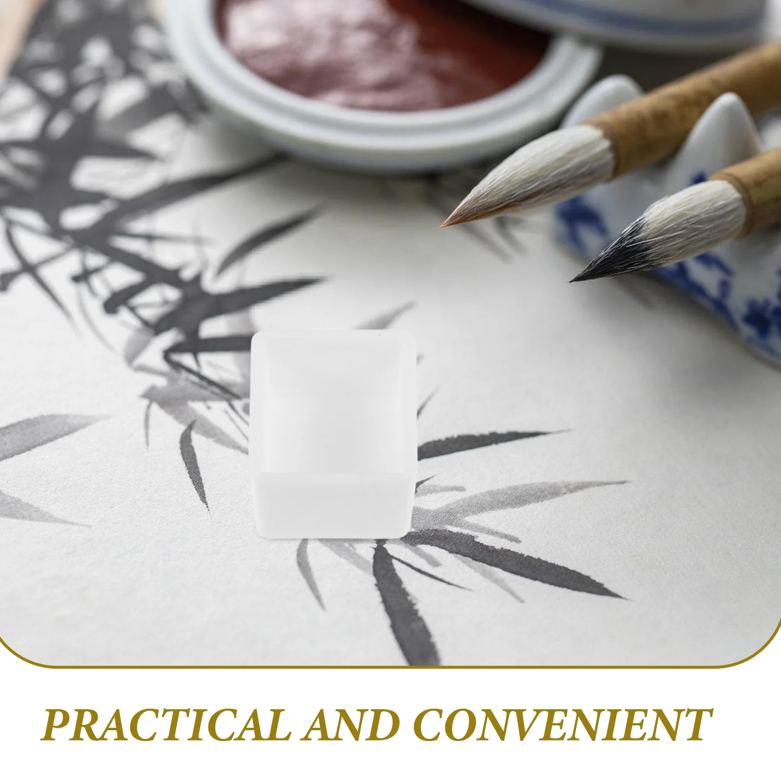 

24Pcs Watercolor Half Pans Empty Plastic Paint Containers for Travel Outdoor Painting Drawing Kit Storage Case