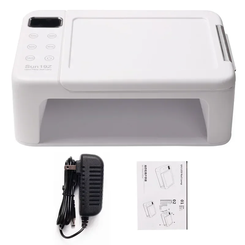 For 350W Nail Polish Dryer Lamp with Hand Pillow for Manicure Art Two Hands Arm Rest Hand Cushion Pillow Nail Dryer