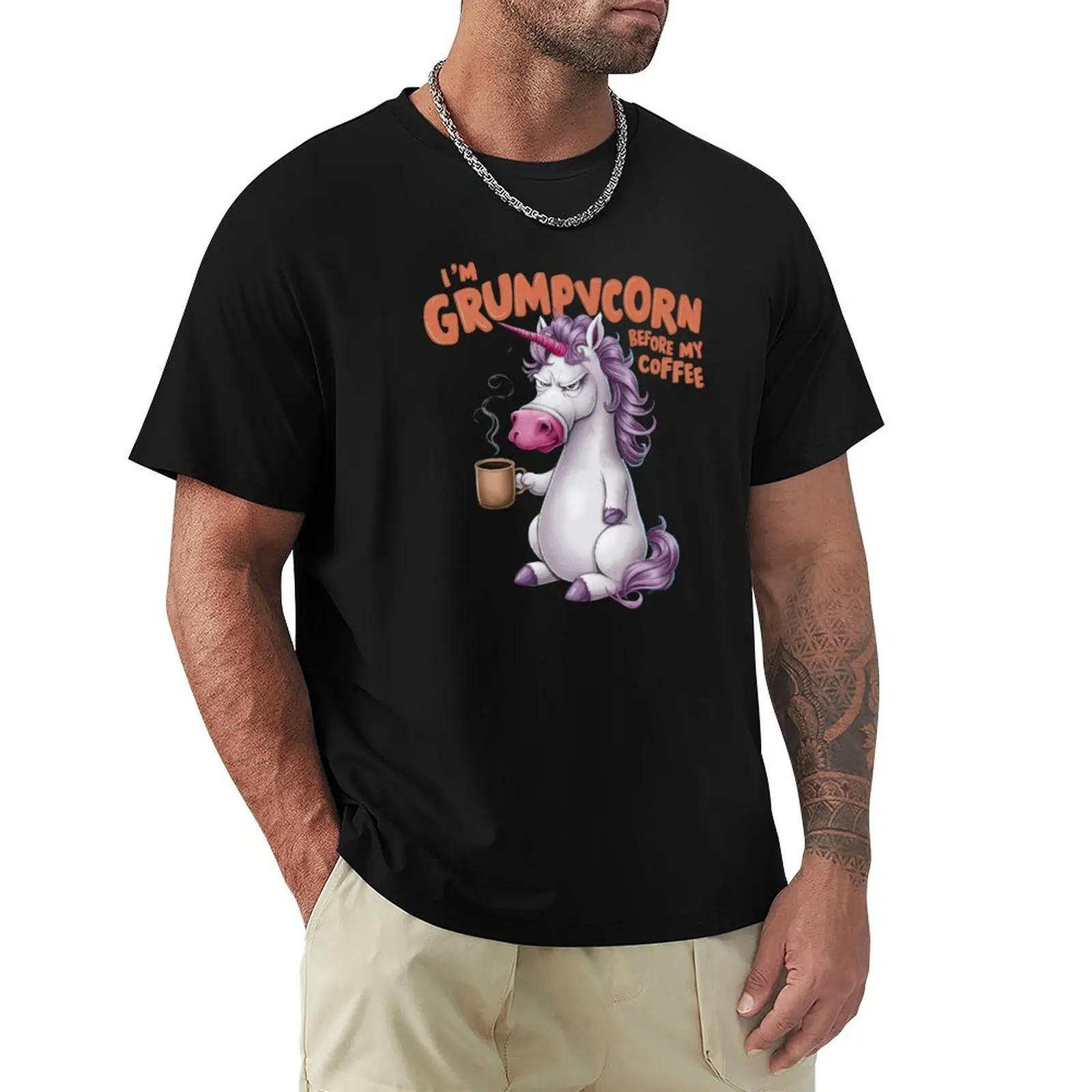 

Grumpycorn Alert Pre-Coffee T-Shirt man t shirt heavyweights basketball graphic tees men t shirts