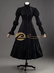 Elphaba Cosplay Costume Women Black Dress Halloween Party Outfit FY0092