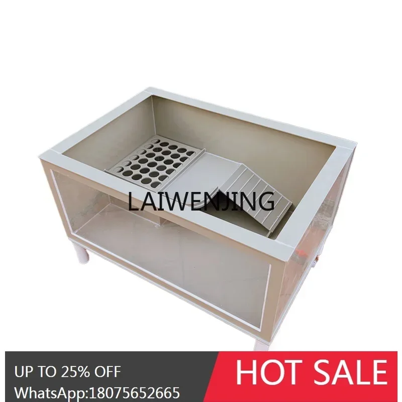 HLZ plastic turtle tank ecological breeding turtle egg sun resistant transparent glass landscape customization