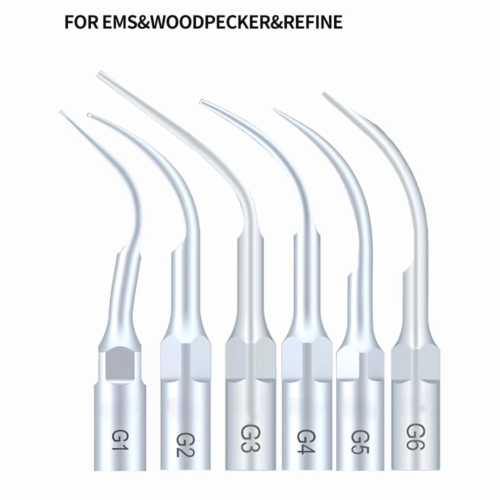 Dental Ultrasonic Scaler Handpiece Scaling Tip  Supragingival Scaler Tips For Refine EMS Woodpecker G1 G2 G3 G4 G5 G6