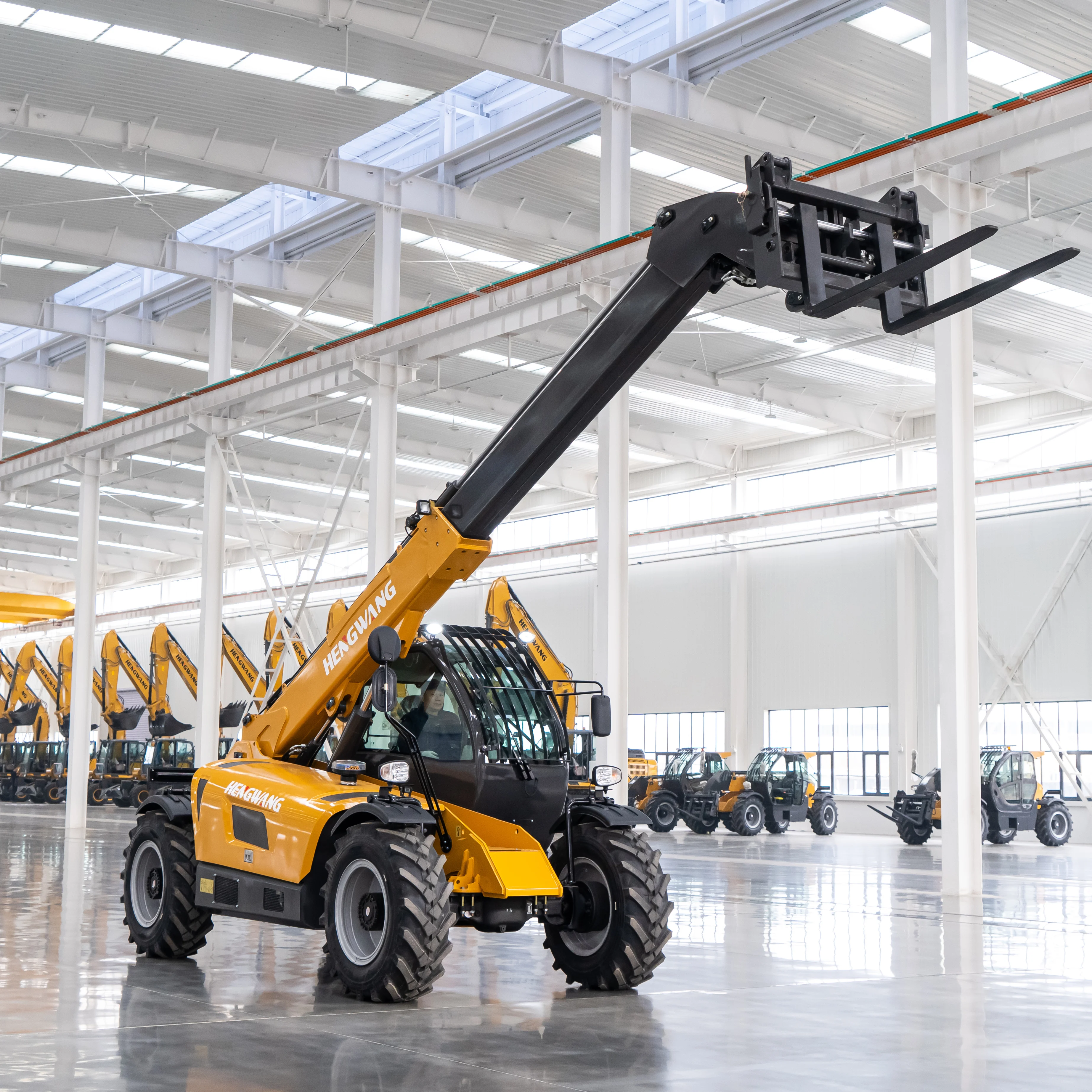 

4WD Telehandler All-Terrain Telescopic Forklift off-road forklifts Loader Handler Custom Accessories Construction Machinery