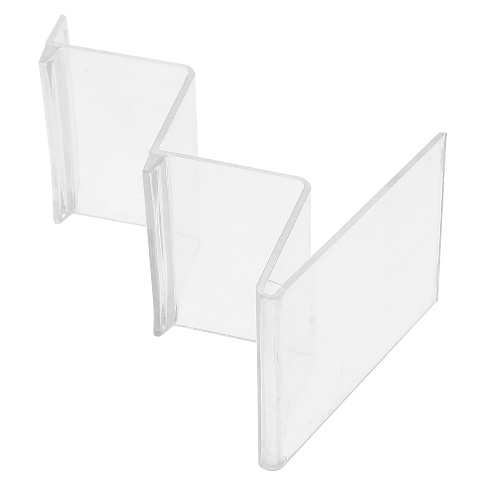 

Acrylic Wallet Display Stand Clear Unobstructed View Multi-Tier Structure Retail Display Shelf Purse Organizer Perfume Holder