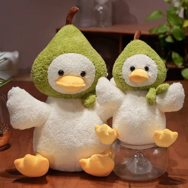 30/40 センチメートルシミュレーション新しい楽しい梨アヒル人形ぬいぐるみ漫画アニメ枕キュートで楽しい人形子供の誕生日ギフト