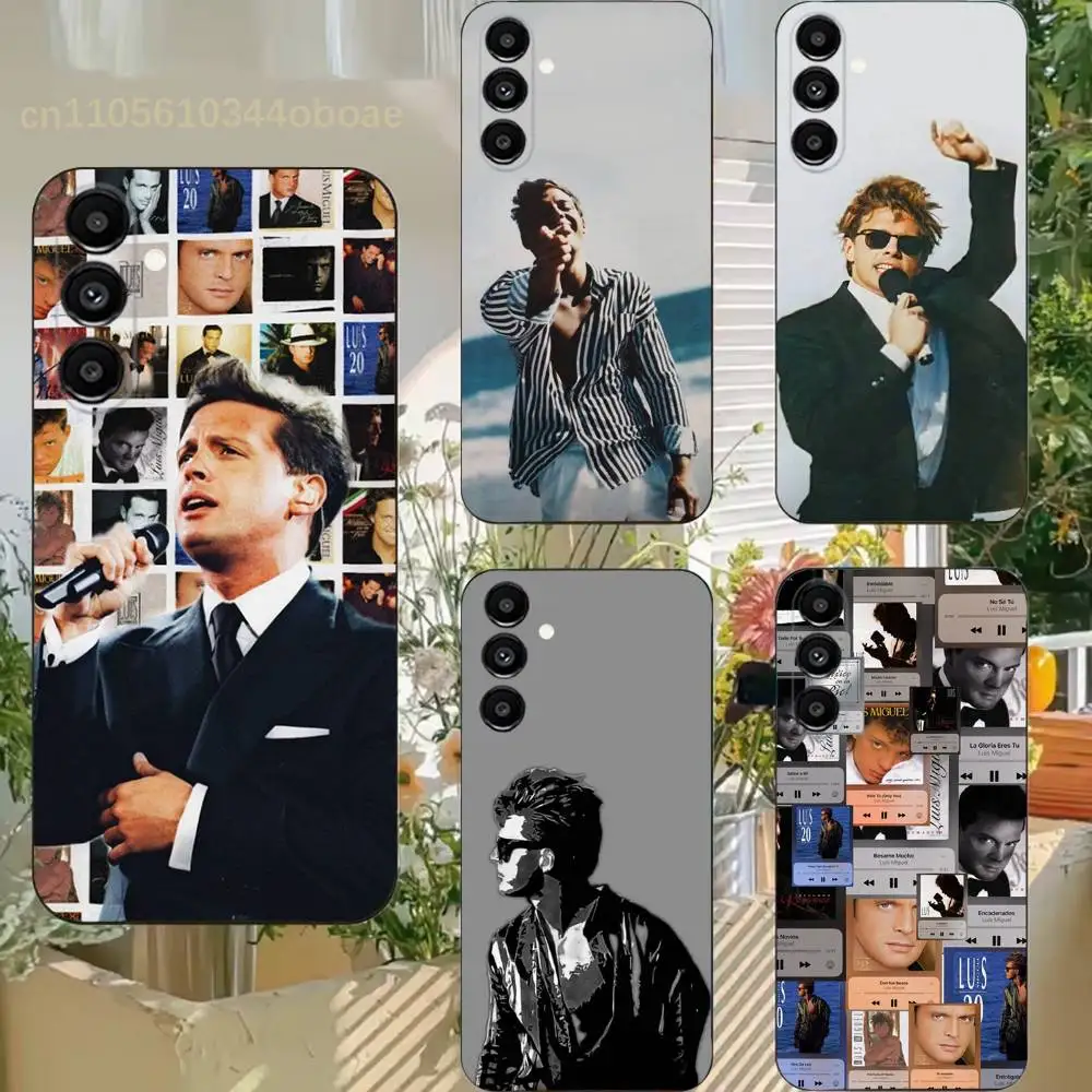 L-Luis Miguel Singer Phone Case For Samsung S25,24,21,22,23,20,S30,Ultra,Plus, Fe,5G Silicone Cover