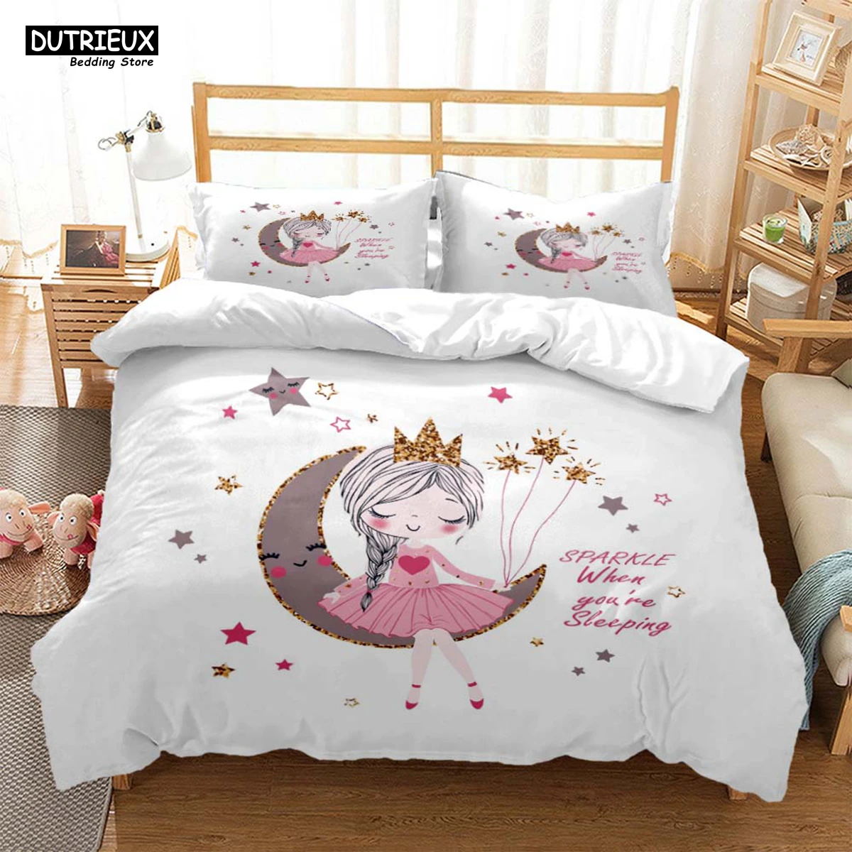 

Ballet Girls Minimalist Fashion Bed Three Piece Set Customizable Bedding Set Soft And Comfortable Comforter Bedding Sets