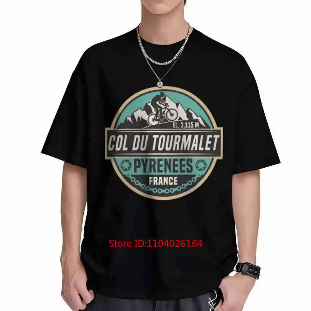 Col Du Tourmalet Short Sleeve Tee 100% Cotton T-Shirt