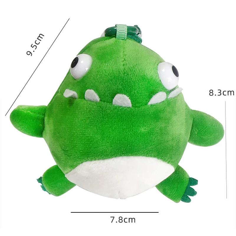 Cartoon Cute Dinosaur peluche decompressione portachiavi Funny Car Key Charms ragazze Cartoon Lovely Doll zaino Charm regalo di compleanno