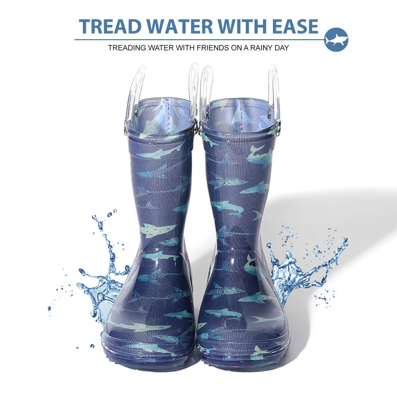 Sepatu Bot Hujan Motif Kartun Anak |   Sepatu Hujan Anti Selip Sol Lembut Tahan Air untuk Anak Laki-Laki Perempuan |   Sepatu Bot Hujan Anak