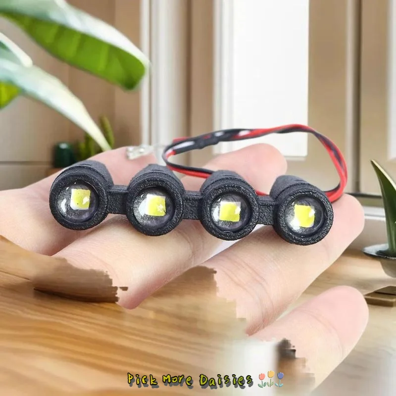 Acessório de holofote de luz de barco de simulação para carro de velocidade 1/14 mjxrc 14303 HYPER GO MJX RC