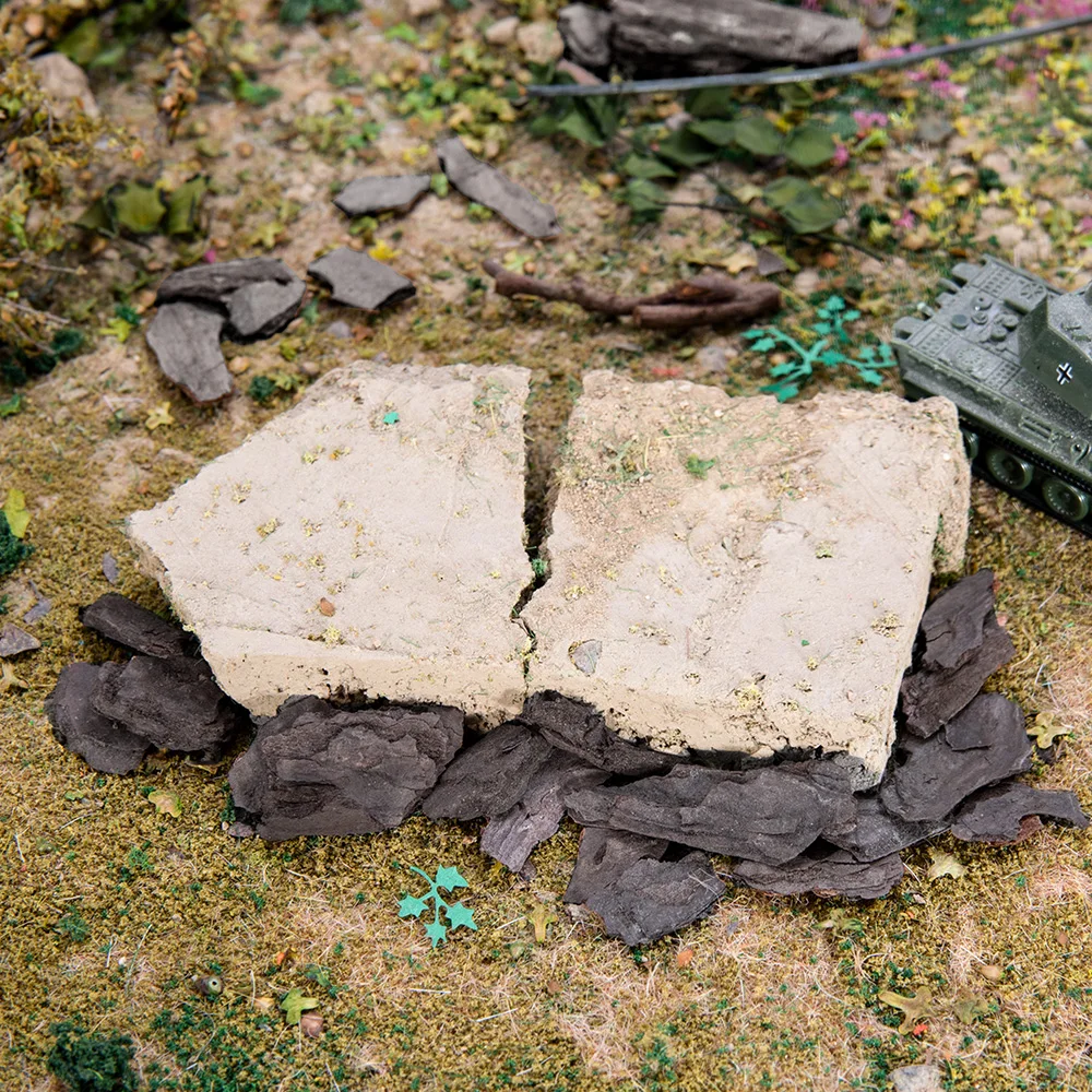 Stone Bark Simulation Model, Diorama Making, Plataforma de Montanha, Material World Sand Table, Scene Layout, DIY, Scene Layout