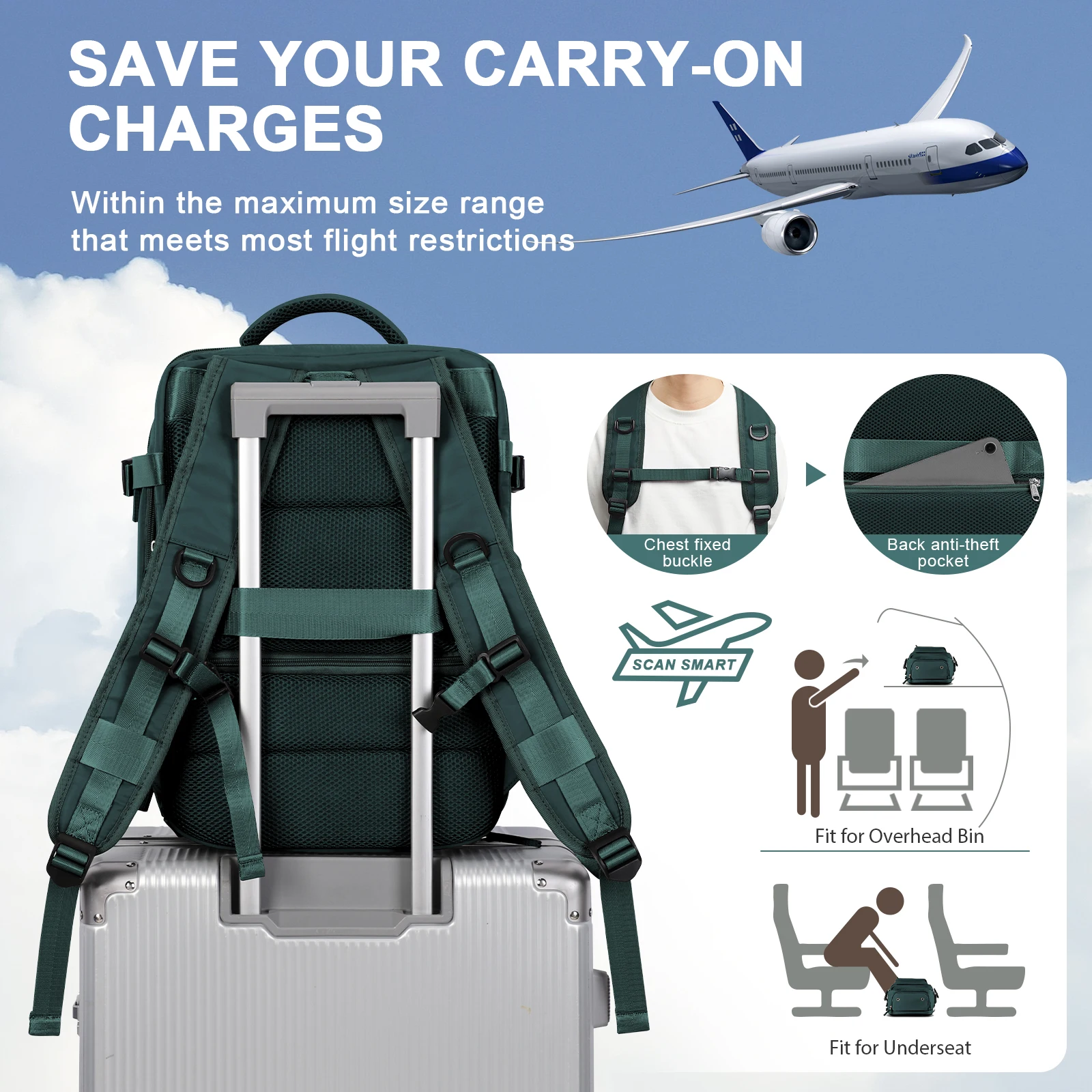 حقائب ظهر للرجال mochila viaje حقيبة السفر متعددة الوظائف حقيبة كمبيوتر محمول للنساء كلية USB حمل على كيس أمتعة مقاوم للماء