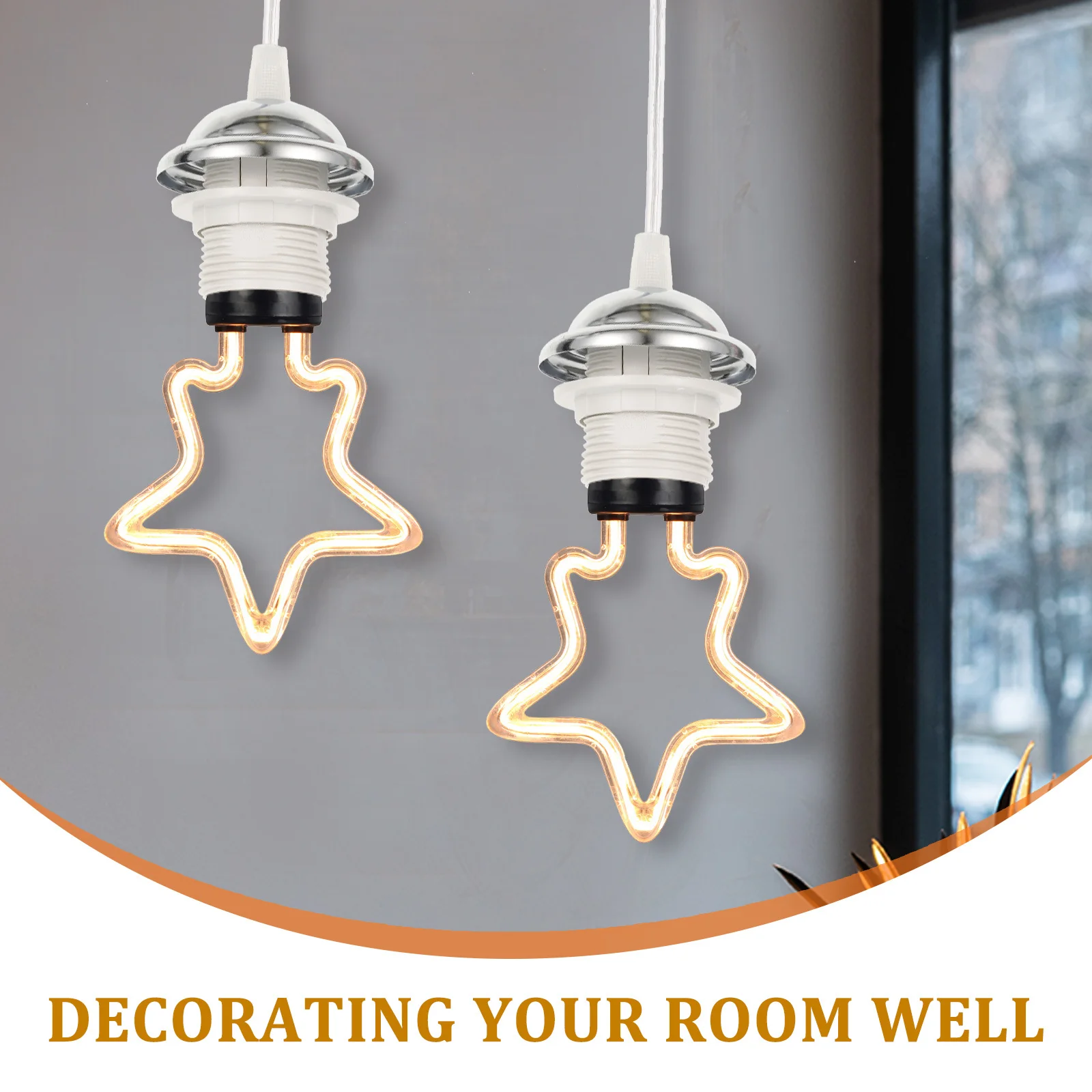 

2 шт. E27 резьбовой держатель лампы металлический светильник с шнуром 1 м для подвесного потолочного освещения своими руками Декор промышленный комплект ламп