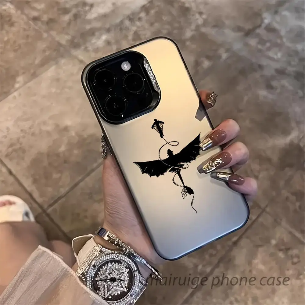 

Cool Black Dragon Design Phone Case anti-slip and shockproof phonecase suitable for iPhone 16 15 14 13 12 11 Pro Max plus mini