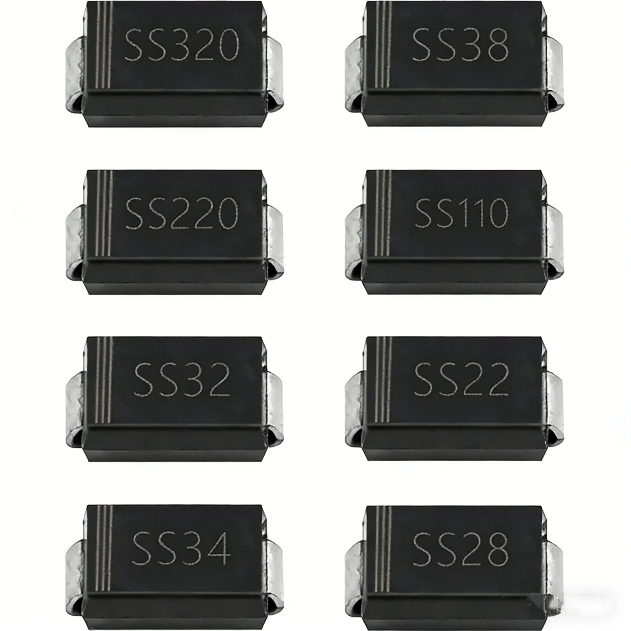SMA M1 M4 M7 SS14 SS24 SS34 SS16 SS26 SS36 RS1M RS2M US1M ES1M ES1J ES1D SS110 SS210 SS220 SS310 SS510 SS54 SS52 DO-214AC Diode