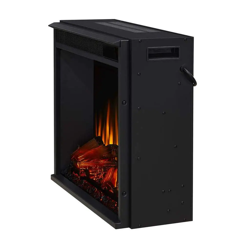 Replaceable Electric Fireplace Heater Insert, Multi Flame Colors, Multi Brightness Levels, Adjustable Thermostat