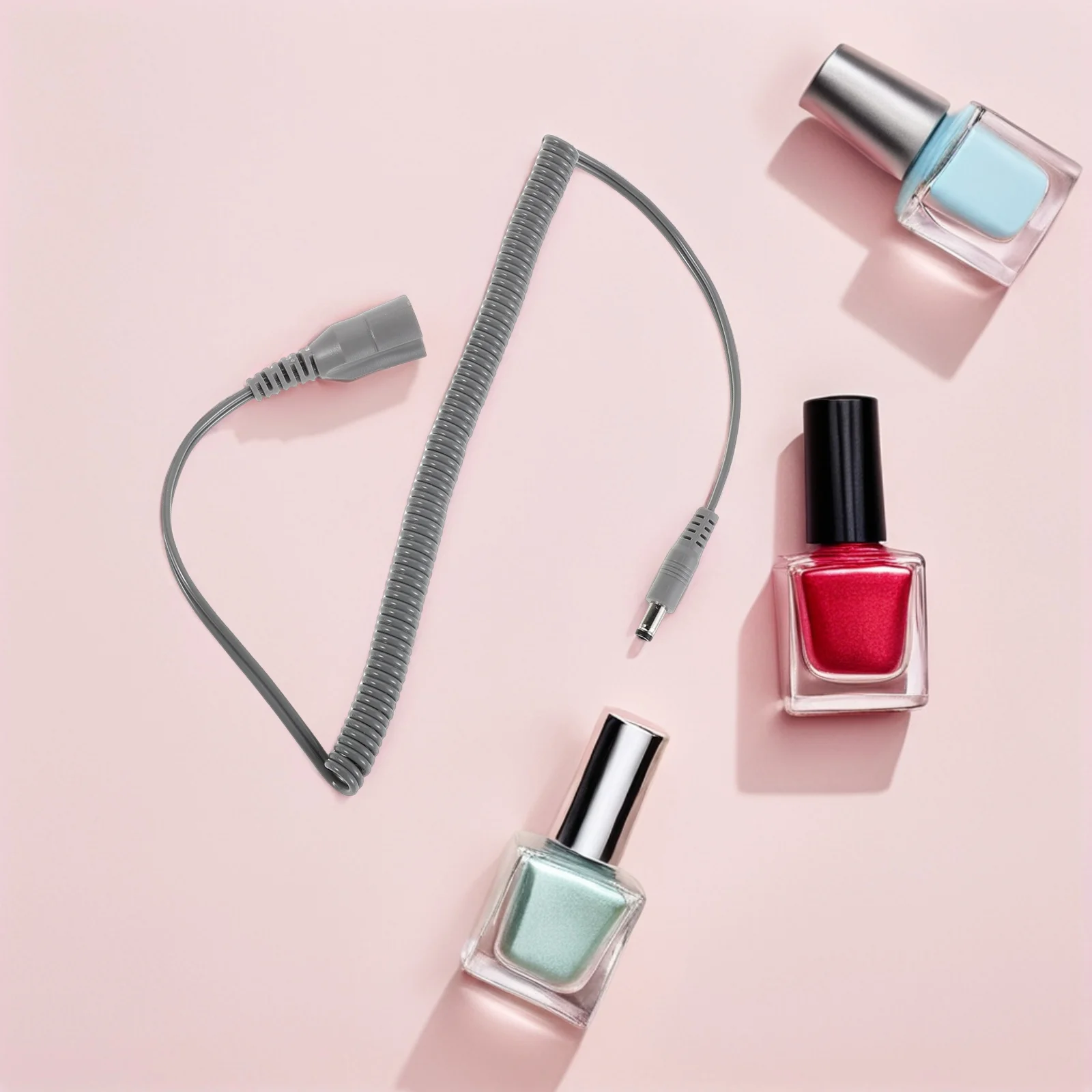 Cordon de moteur de remplacement pour perceuse à ongles, 2 pièces, câble d'alimentation Stable pour Machines de manucure électriques, accessoires de Machine à ongles