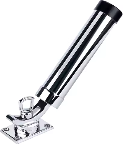 Fishing Rod Holder Stainless Steel Deck Mount Adjustable Yacht Fishing Rod Tube Support of Marine Boat Accessories