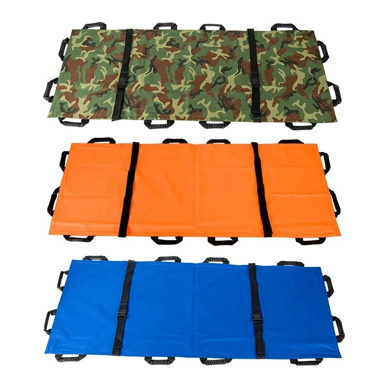 

Folding Soft Stretcher with 12 Handles Patient Aid Portable Stretcher for Hospital Patient Elederly Moving Lifting Transfer