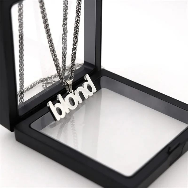 Europe/America Blond Fashion Brand Men/Women Hip-Hop Personality Couple Pendant Necklace Street All-Match Jewelry