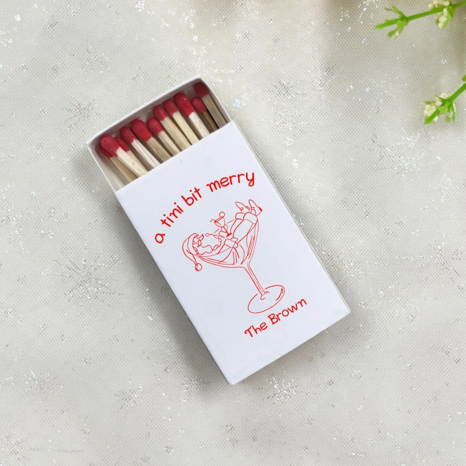 

Сочечные коробки Tini Bit Merry на заказ, спичечные коробки с принтом, свадебный душ, подарок на новоселье