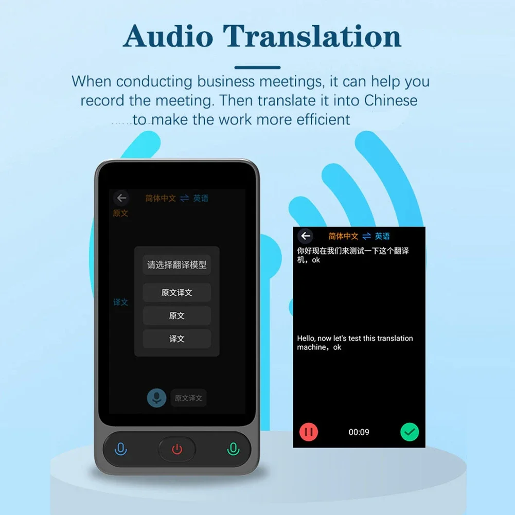 New Arrival  D10 Portable Language Translator 138 Language  Online 19 Offline Recording Photo Translation Ai Smart Translator