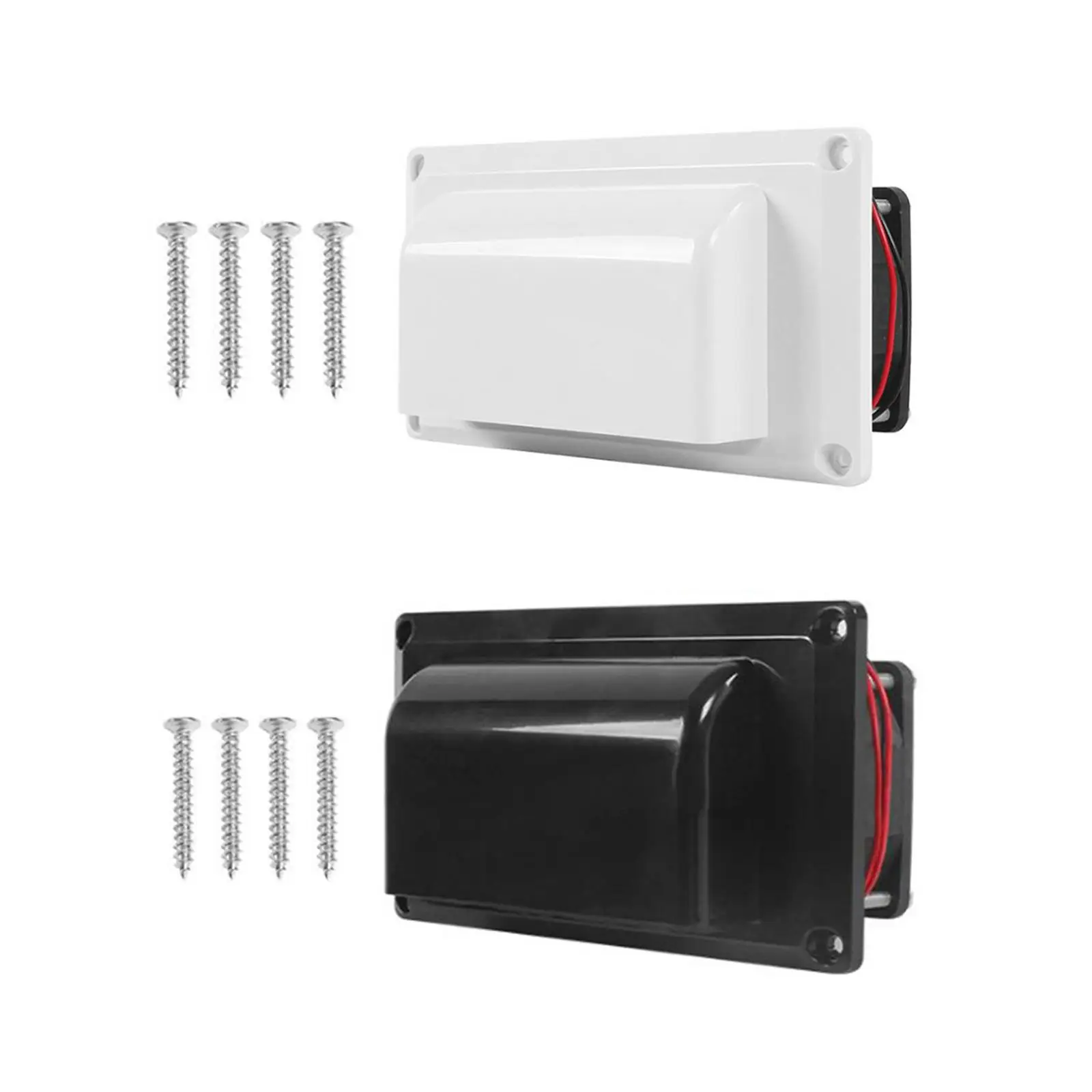 

12 В боковой вентиляционный вентилятор для автодома, эффективный металлический корпус, быстрая вентиляция премиум-класса с монтажными винтами для автодома, прицепа, лодки, морских автодомов