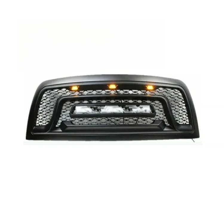 

Black FRONT BUMPER CENTRE GRILL HONEYCOMB Front Bumper Grille Assembly Mesh Grill for 2010-2018 2500 3500 DODGE RAM