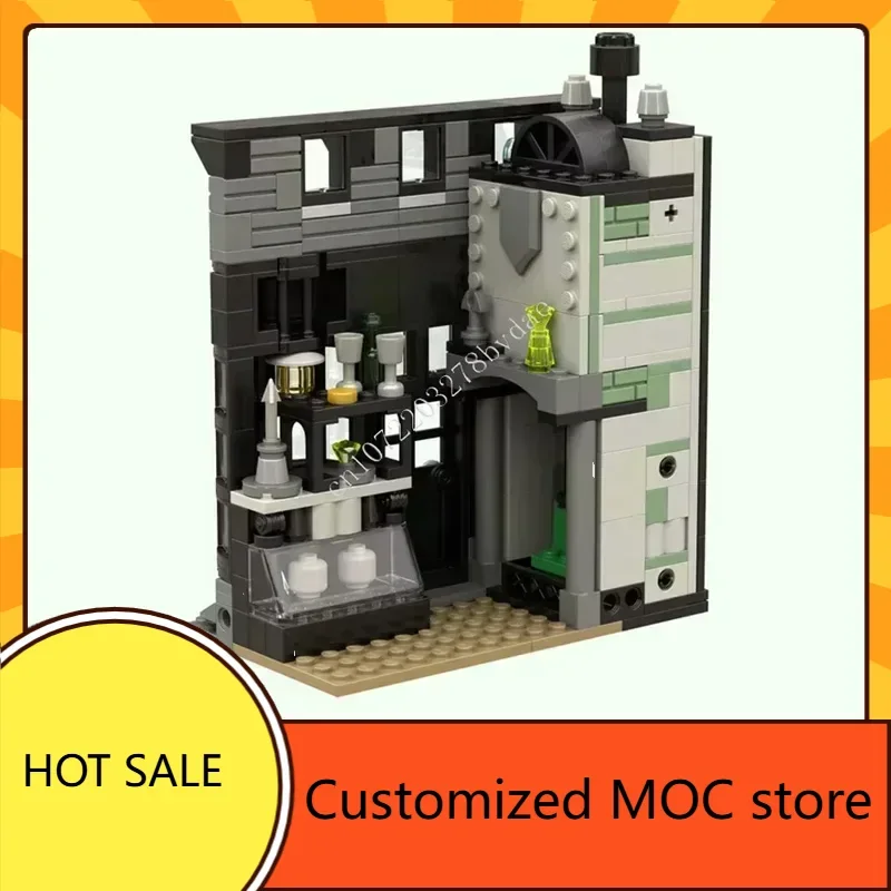 347 pièces Knockturn Alley MOC Puzzle StreetView Architecture anniversaire vacances DIYAssembly jouet coffrets cadeaux de noël pour les enfants âges