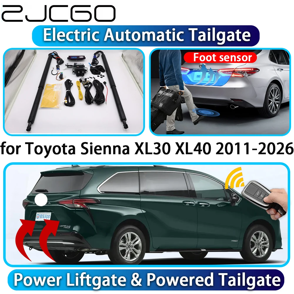 

ZJCGO for Toyota Sienna XL30 XL40 2011-2026 OEM Automatic Power Liftgate Powered Tailgate Intelligent Car Trunk Lift Control Kit