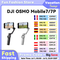 DJI Osmo Mobile 7/7P Smartphone Gimbal Stabilizer Native Tracking With Integrated Audio & Lighting Capabilities New