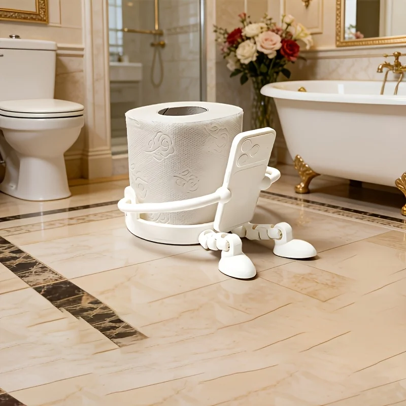 1 fun and unique toilet paper holder, humorous bathroom decoration