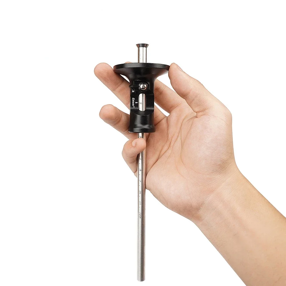 ไม้เครื่องหมาย Scriber ชุดล้อเครื่องหมายวัดความแม่นยำสูงไม้เครื่องหมายเครื่องมือเลเซอร์ขนาด Solid แท่งเหล็ก Carpenter