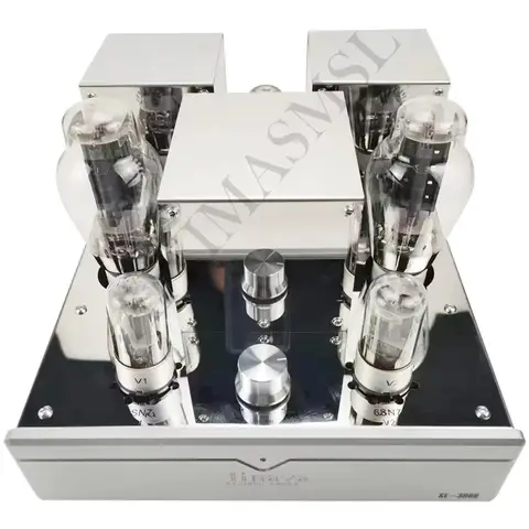 AIYIMA SMSL Single Ended Class A 300B Wzmacniacz lampowy 6N8P 2.0 Stereo 10W 300B Wzmacniacz lampowy Audio 5AR4 Rectify HIFI Amp