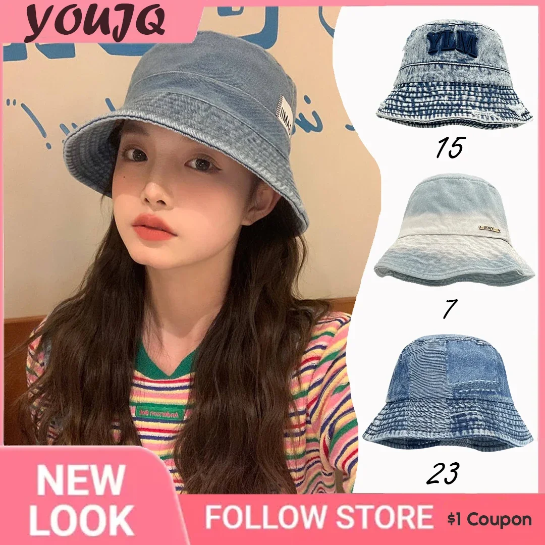 Korea Summer Sun Hat Bucket Hats for Men Women Retro Basin Bob Panama Girls Beach Travel Outdoor Reversible Fisherman Sombreros