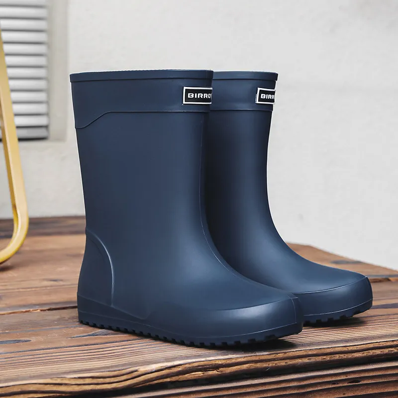 men's-mid-calf-rain-boots-quality-rubber-waterproof-fleece-lined-high-calf-short-calf-wave-pattern-anti-slip-shoes