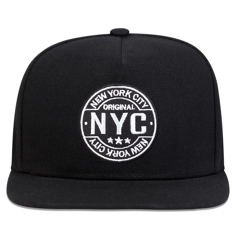 Unisex NEW YORK CITY wyszywane litery czapki hip-hopowe regulowane baseballówka w stylu Casual na zewnątrz kapelusz przeciwsłoneczny