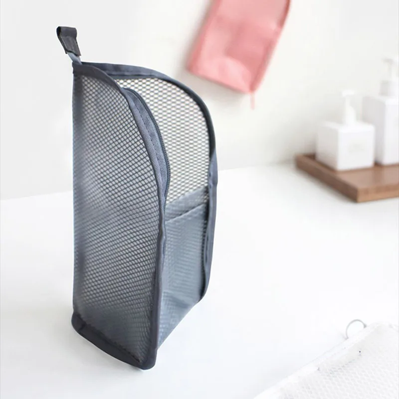 Women EVA Mesh Cosmetic Bag Travel Storage Makeup Bag Organizer Female Make Up Pouch Portable Small Large Toiletry Beauty Case