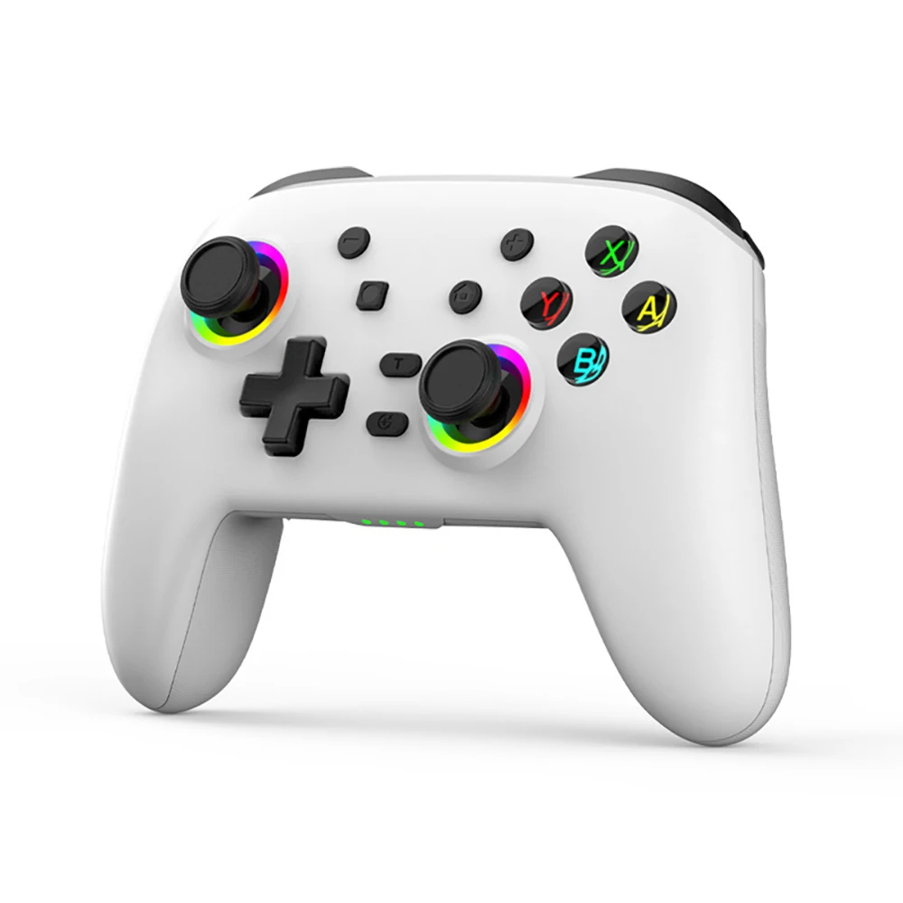 S08 Switch PRO White Wireless Bluetooth Gamepad Gaming Controller The Switch gamepad feels vibration The Legend of Zelda