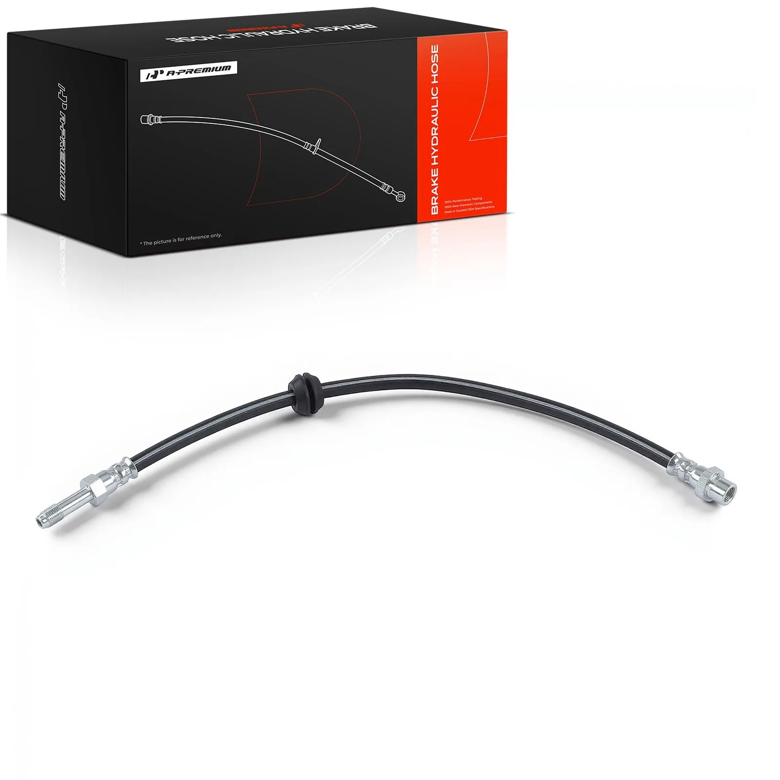 A-Premium Front Driver or Passenger Side Brake Hydraulic Hose for BMW 323i 328i 1999-2000 325i 330i 2001-2005 323Ci 2000 325Ci