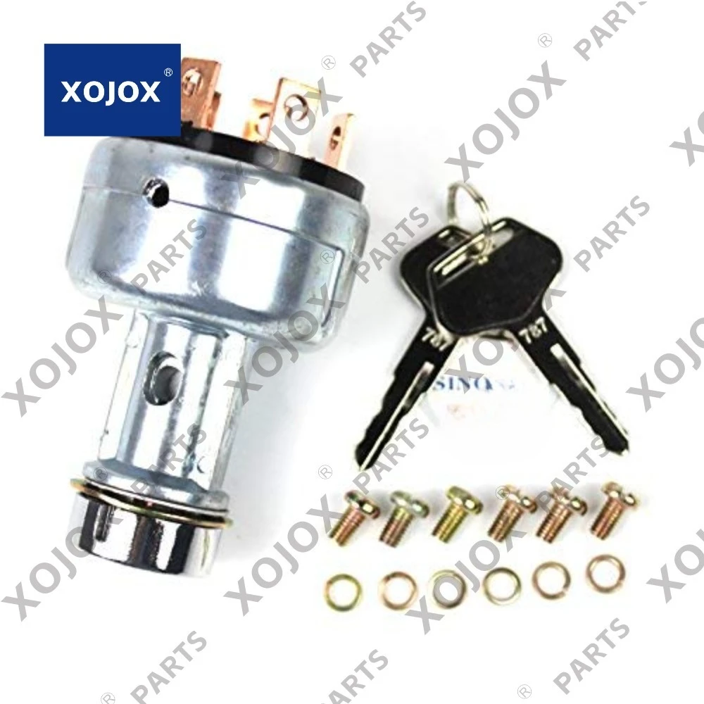 

XOJOX SINOCMP 08086-10000 Ignition Starter Switch with 6 Pins and 2 Keys for Komatsu PC200-1 PC200-2 PC200-3 PC200-5 Excavator